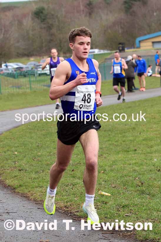 Senior Men and Veterans (Over 40s), 2023 NECAA Royal Signals Relays, Hetton le Hole, County Durham. Photo: David T. Hewitson/Sports for All Pics
